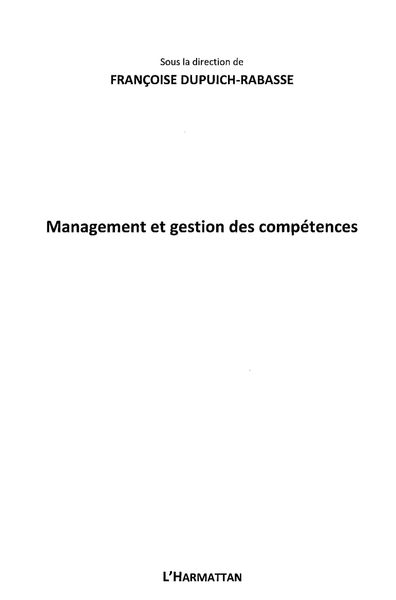 Produktbild: Management et gestion des competences