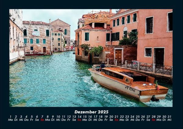 Produktbild: Venedig 2025 Fotokalender DIN A4