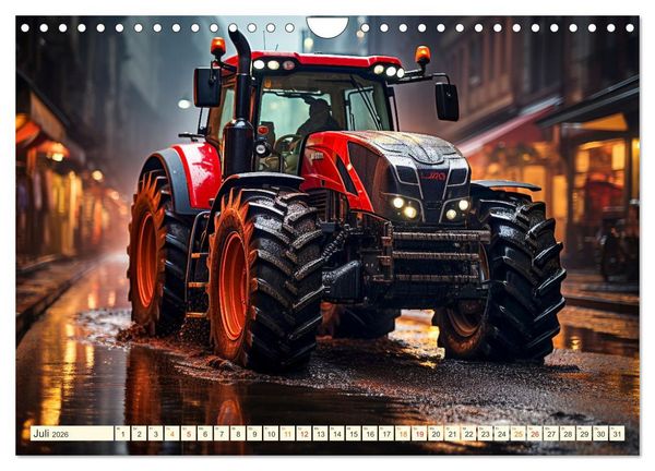 Produktbild: Traktor Fantasien (Wandkalender 2026 DIN A4 quer), CALVENDO Monatskalender
