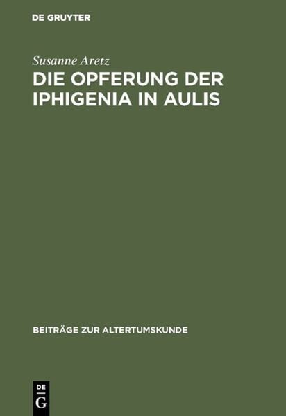 Produktbild: Die Opferung der Iphigenia in Aulis
