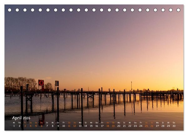 Produktbild: Maritimes Kappeln - Rund um den Hafen (Tischkalender 2026 DIN A5 quer), CALVENDO Monatskalender