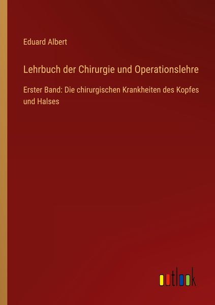 Produktbild: Lehrbuch der Chirurgie und Operationslehre