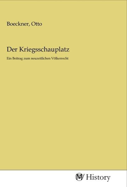 Produktbild: Der Kriegsschauplatz