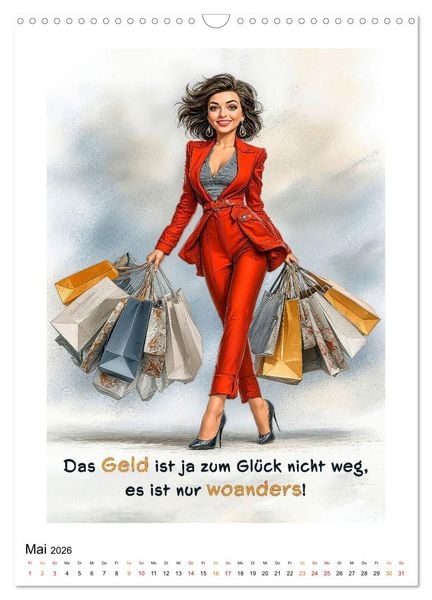 Produktbild: FRAU.PUNKT. (Wandkalender 2026 DIN A3 hoch), CALVENDO Monatskalender