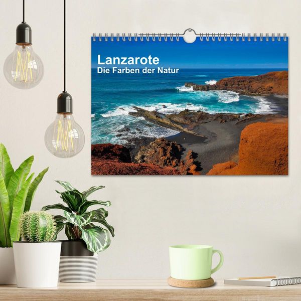 Produktbild: Lanzarote - Die Farben der Natur (Wandkalender 2026 DIN A4 quer), CALVENDO Monatskalender