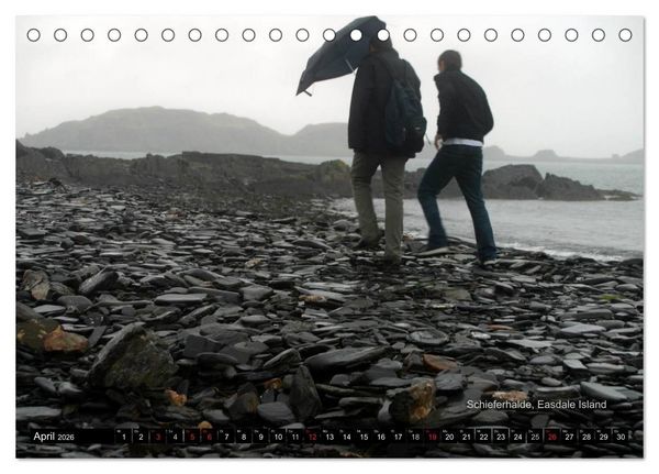 Produktbild: Schottland und Edinburgh (Tischkalender 2026 DIN A5 quer), CALVENDO Monatskalender
