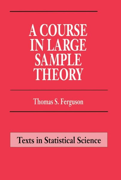 Produktbild: A Course in Large Sample Theory