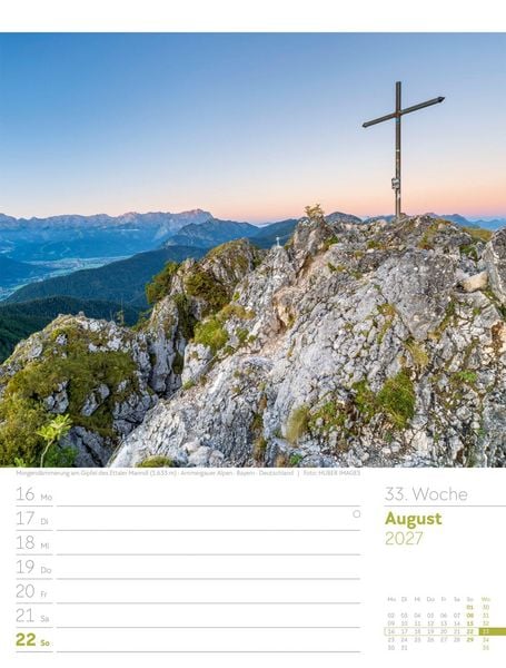Produktbild: Faszination Alpenwelt Wochenplaner Kalender 2027