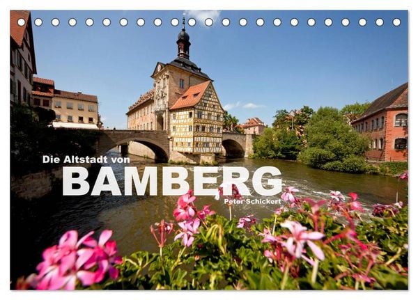 Produktbild: Die Altstadt von Bamberg (Tischkalender 2026 DIN A5 quer), CALVENDO Monatskalender