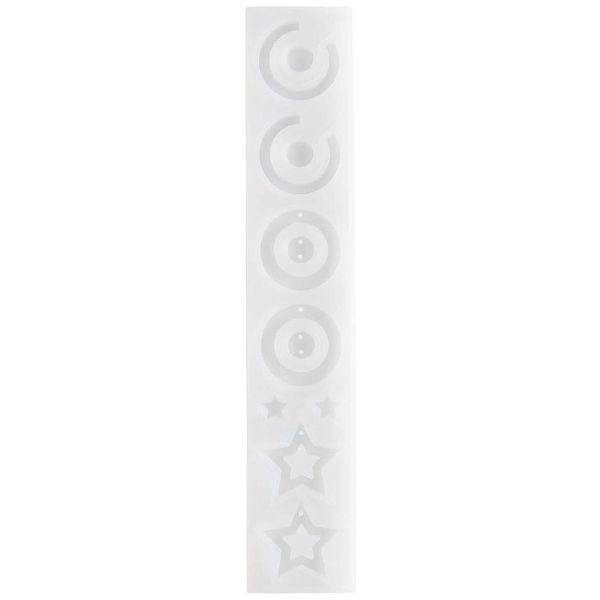 Produktbild: Silikon Gießform Ohrringe / Außenmaß Silikonform 4 x 21,5 cm