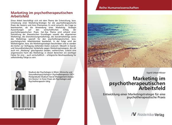 Produktbild: Marketing im psychotherapeutischen Arbeitsfeld