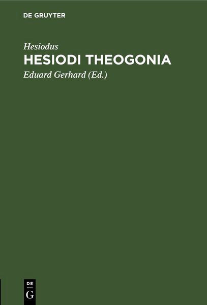 Produktbild: Hesiodi Theogonia