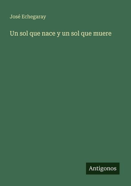 Produktbild: Un sol que nace y un sol que muere