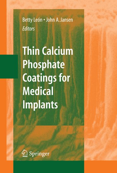 Produktbild: Thin Calcium Phosphate Coatings for Medical Implants