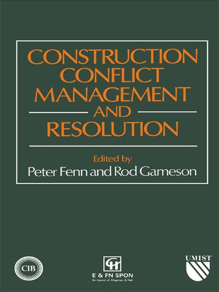 Produktbild: Construction Conflict Management and Resolution