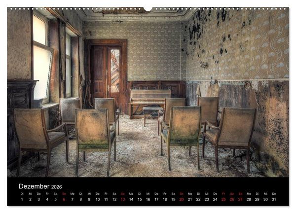Produktbild: Verlassene Orte im Harz (Wandkalender 2026 DIN A2 quer), CALVENDO Monatskalender
