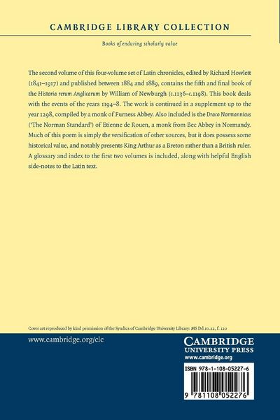 Produktbild: Chronicles of the Reigns of Stephen, Henry II, and Richard I