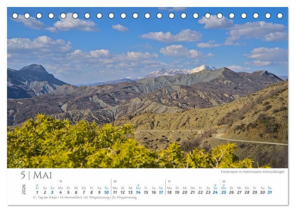 Produktbild: Albanien - wild, authentisch, abenteuerlich (Tischkalender 2026 DIN A5 quer), CALVENDO Monatskalender