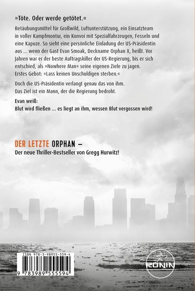Produktbild: Der letzte Orphan. Ein Orphan X Thriller von Gregg Hurwitz
