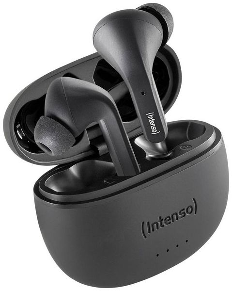 Produktbild: Intenso T300A In Ear Headset Bluetooth&reg; Stereo Schwarz Noise Cancelling Batterieladeanzeige, Headset, Ladecase, Touch-Steuerung
