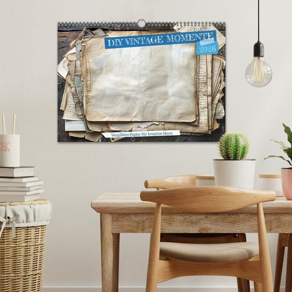Produktbild: DIY Vintage Momente (Wandkalender 2026 DIN A3 quer), CALVENDO Monatskalender