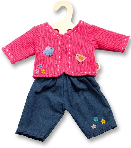 Produktbild: Puppen-Jacke mit Jeans, klein, Gr. 28-35 cm