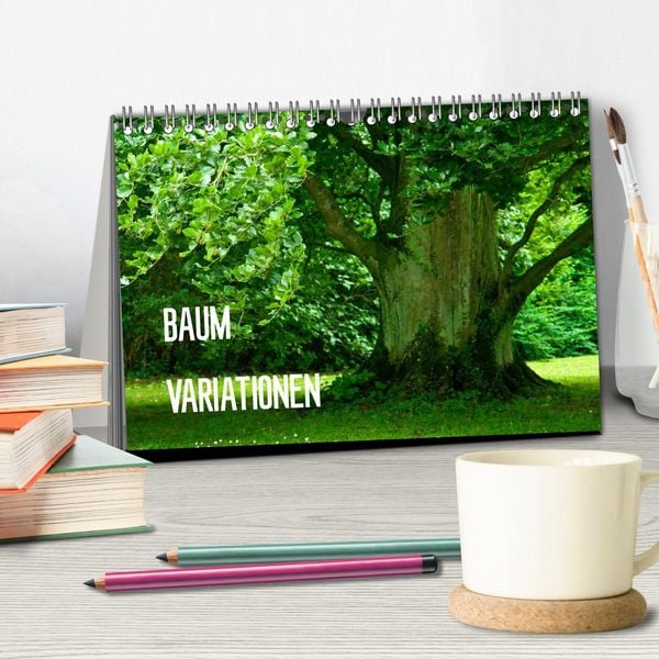 Produktbild: Baum-Variationen (Tischkalender 2026 DIN A5 quer), CALVENDO Monatskalender