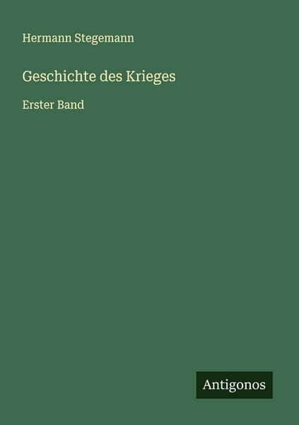 Produktbild: Geschichte des Krieges