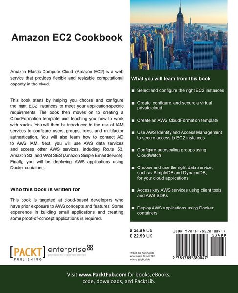 Produktbild: Amazon EC2 Cookbook
