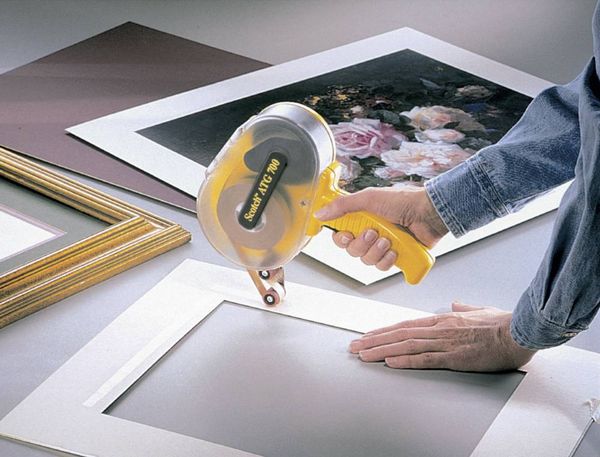 Produktbild: 3M Packband-Abroller ATG 700 Gelb Rollenbreite (max.): 19mm Rollenl&auml;nge (max.) 55m