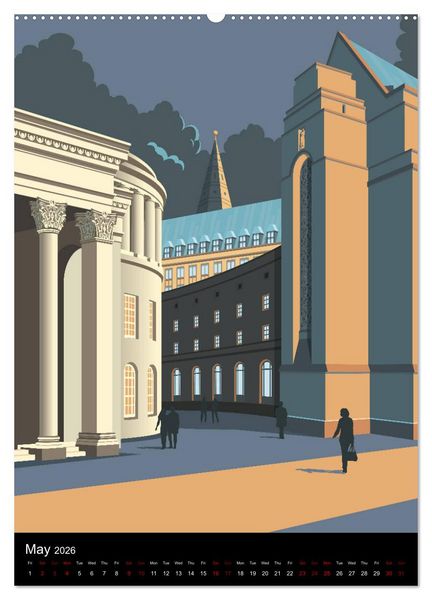 Produktbild: Manchester, Homage to a Great City. (High Quality Premium Wall Calendar 2026 DIN A2 portrait),CALVENDO 12 Month Wall Calendar