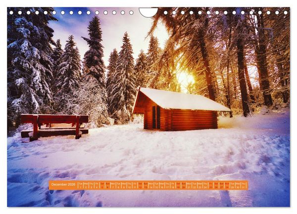 Produktbild: Unique Thuringian Forest (Wall Calendar 2026 DIN A4 landscape), CALVENDO 12 Month Wall Calendar