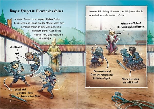 Produktbild: Lesel&ouml;wen 3. Klasse - Die Ninjas und der unsterbliche Kaiser