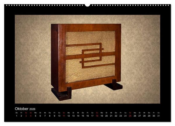 Produktbild: Dampfradios - Antike Radios mit Charme und Patina (hochwertiger Premium Wandkalender 2026 DIN A2 quer), Kunstdruck in Hochglanz