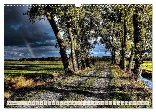 Produktbild: Landschaft an der W&uuml;mme (Wandkalender 2026 DIN A3 quer), CALVENDO Monatskalender