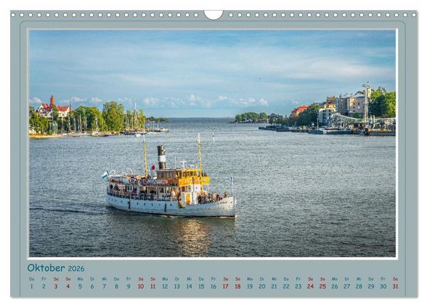 Produktbild: HELSINKI CITY (Wandkalender 2026 DIN A3 quer), CALVENDO Monatskalender