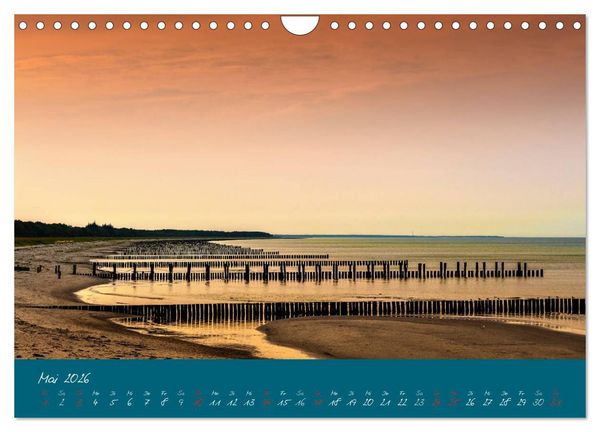 Produktbild: Blick auf die Halbinsel Fischland, Dar&szlig; und Zingst (Wandkalender 2026 DIN A4 quer), CALVENDO Monatskalender