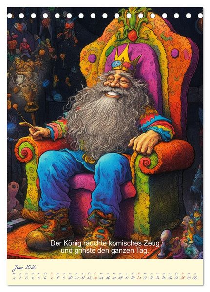 Produktbild: M&auml;rchen. Wie es wirklich war und nie erz&auml;hlt wurde! (Tischkalender 2026 DIN A5 hoch), CALVENDO Monatskalender