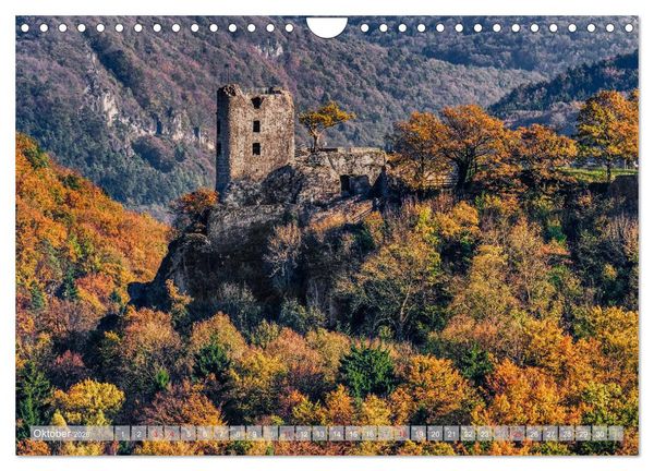 Produktbild: Burgenlandschaft Fr&auml;nkische Schweiz (Wandkalender 2026 DIN A4 quer), CALVENDO Monatskalender
