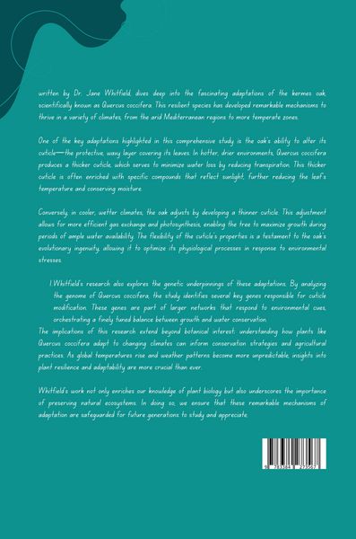 Produktbild: Environmental Fine-Tuning: How Quercus coccifera Adjusts its Cuticle to Different Climates