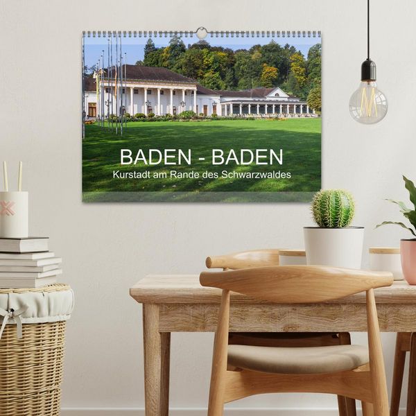 Produktbild: Baden-Baden, Kurstadt am Rande des Schwarzwaldes (Wandkalender 2026 DIN A3 quer), CALVENDO Monatskalender