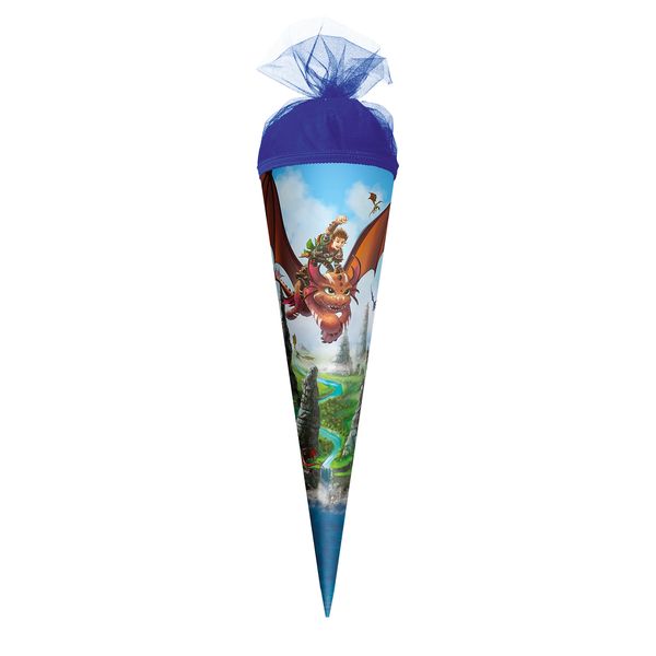 Produktbild: Motiv-Schult&uuml;te 22cm, Drachenj&auml;ger