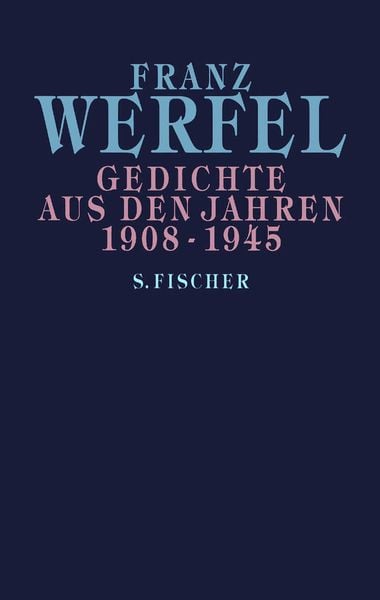 Produktbild: Gedichte aus den Jahren 1908-1945