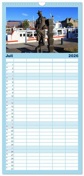 Produktbild: Familienplaner 2026 - Stettin - Bedeutende Hafenstadt in Polen mit 5 Spalten (Wandkalender, 21 x 45 cm) CALVENDO