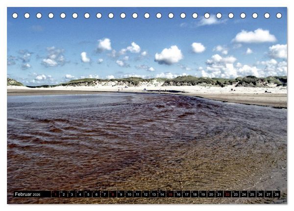 Produktbild: J&uuml;tland in D&auml;nemark - Von Henne Strand bis Blavand (Tischkalender 2026 DIN A5 quer), CALVENDO Monatskalender