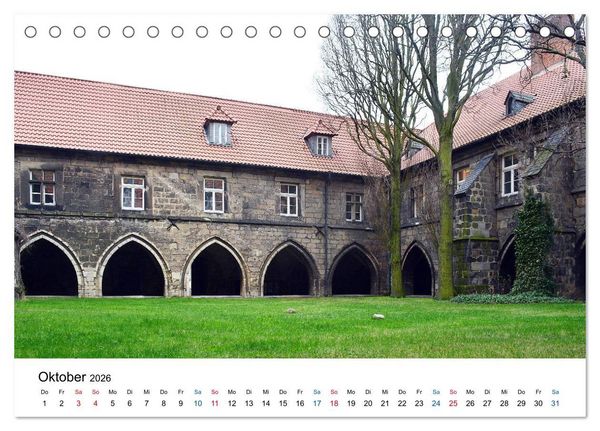 Produktbild: Die Stra&szlig;e der Romanik (Tischkalender 2026 DIN A5 quer), CALVENDO Monatskalender
