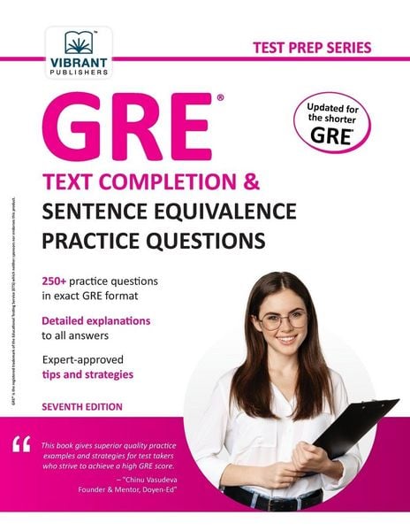 Produktbild: GRE Text Completion and Sentence Equivalence Practice Questions