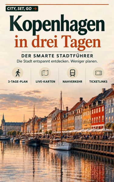 Produktbild: Kopenhagen in drei Tagen: Der smarte Stadtf&uuml;hrer
