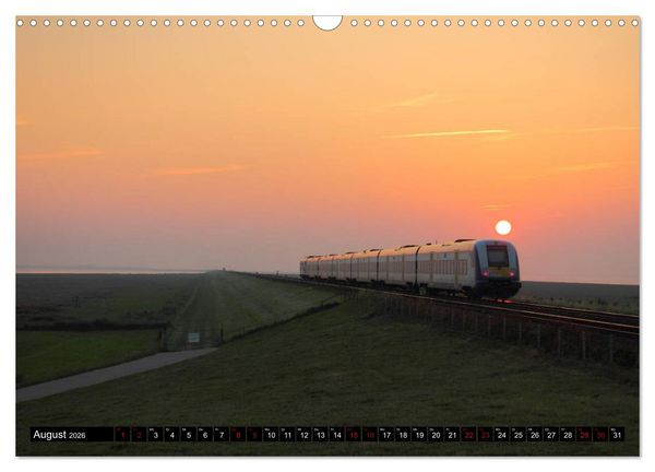 Produktbild: Norddeutsche Eisenbahnen (Wandkalender 2026 DIN A3 quer), CALVENDO Monatskalender