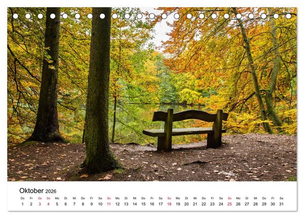 Produktbild: Wundersch&ouml;nes Nordhessen - Magische Momente (Tischkalender 2026 DIN A5 quer), CALVENDO Monatskalender